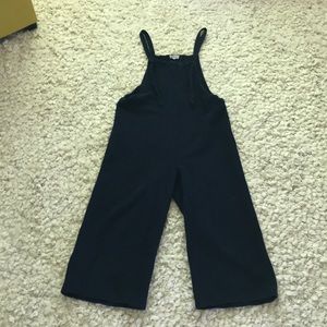 madewell tie strap overalls